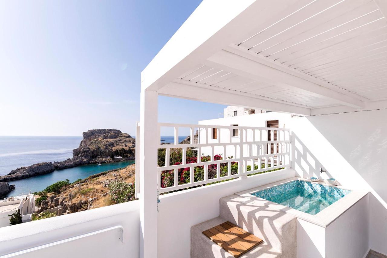 Lindian Polis Apartment Lindos  Ngoại thất bức ảnh