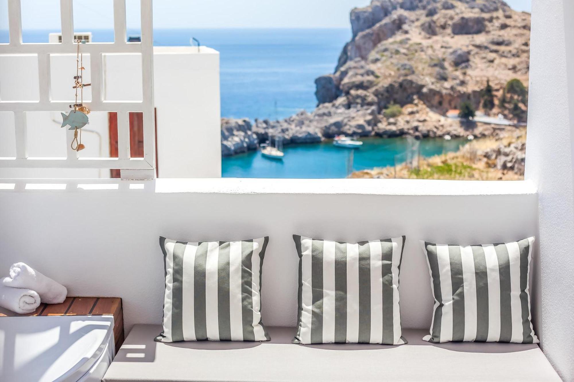 Lindian Polis Apartment Lindos  Ngoại thất bức ảnh